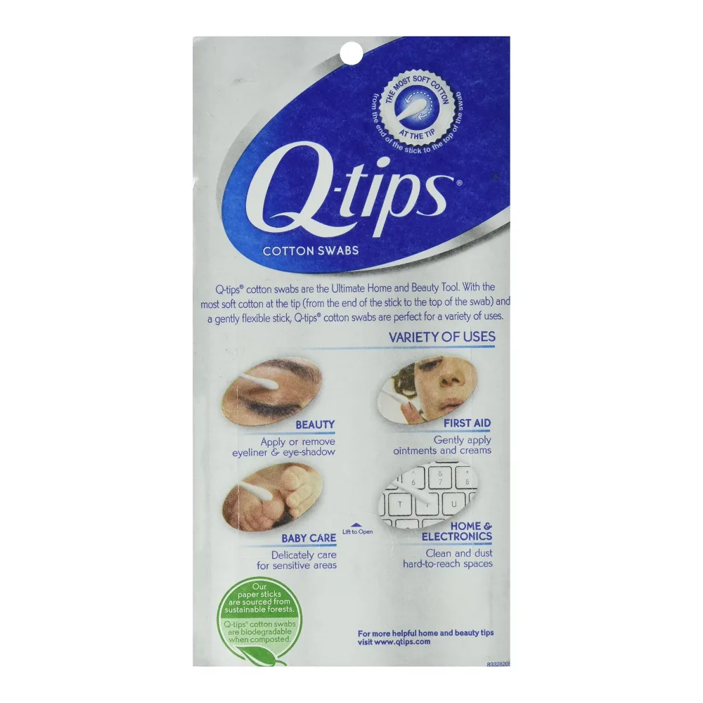 305215163282 Q-TIPS COTTON SWABS 375CT - Image 1