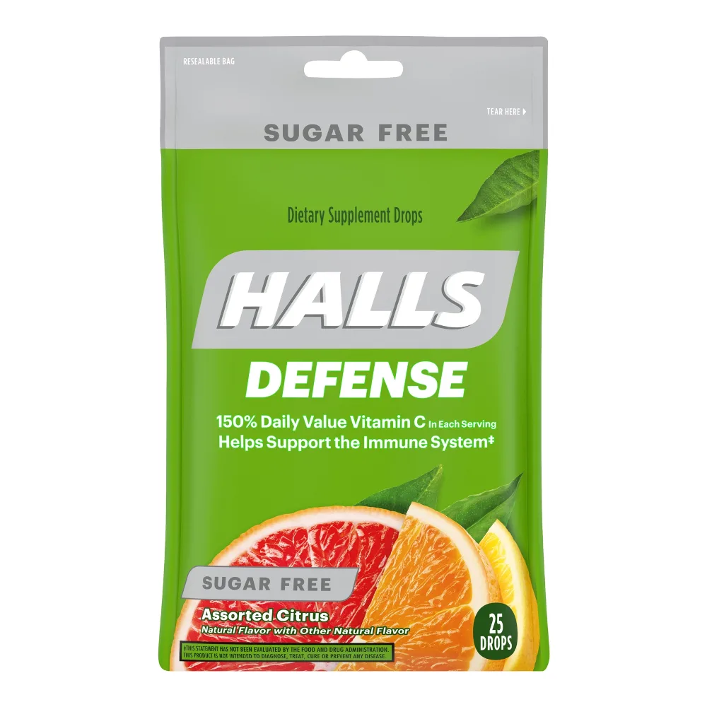 312546632615 HALLSS ASSORTED CITRUS 25CT - Image 1