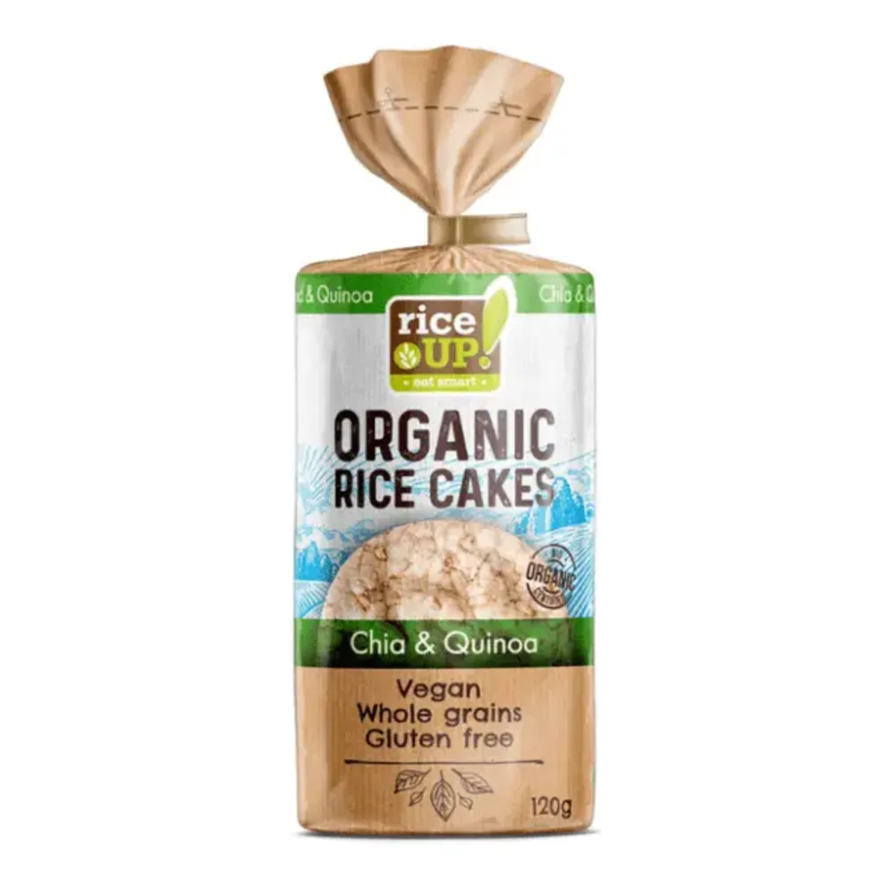3800233070934 RICE UP BROWN RICE CAKE CHIA QUINOA 4Z - Image 1