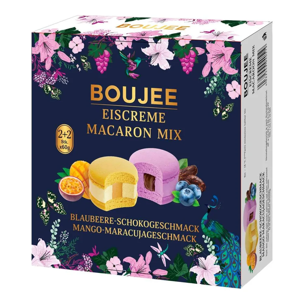 4032549040519 BOUJEE MACARON MIX BLAUBEERE 240g - Image 1