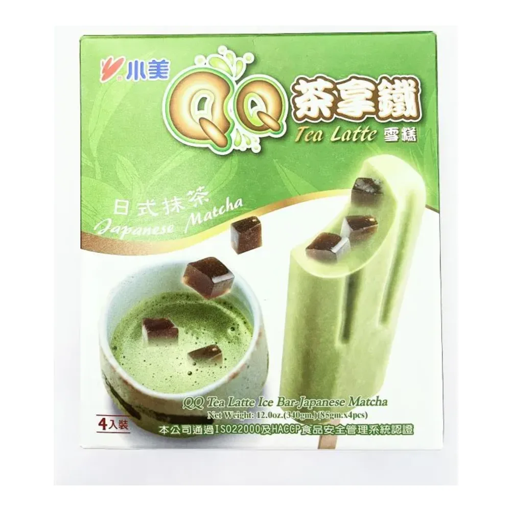 4710122204632 QQ JAPANESE MATCHA ICE BAR 4PK - Image 1