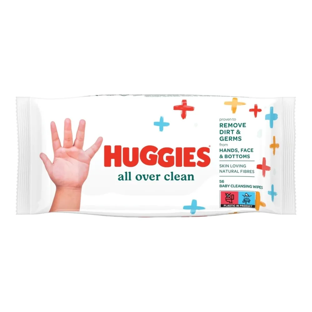 5029053567822 HUGGIES BABY WIPES NATURAL CARE 56CT - Image 1