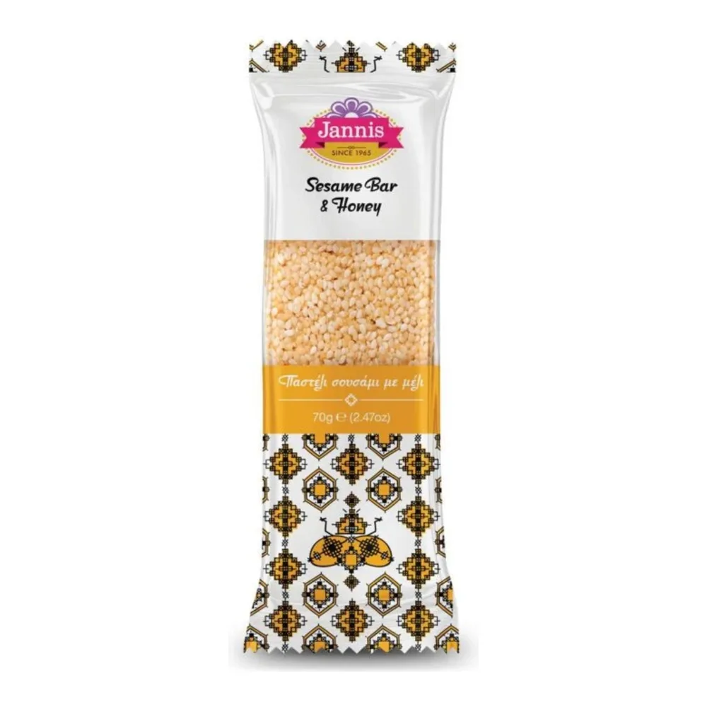 5201041070006 JANNIS SESAME & HONEY BAR 70g - Image 1