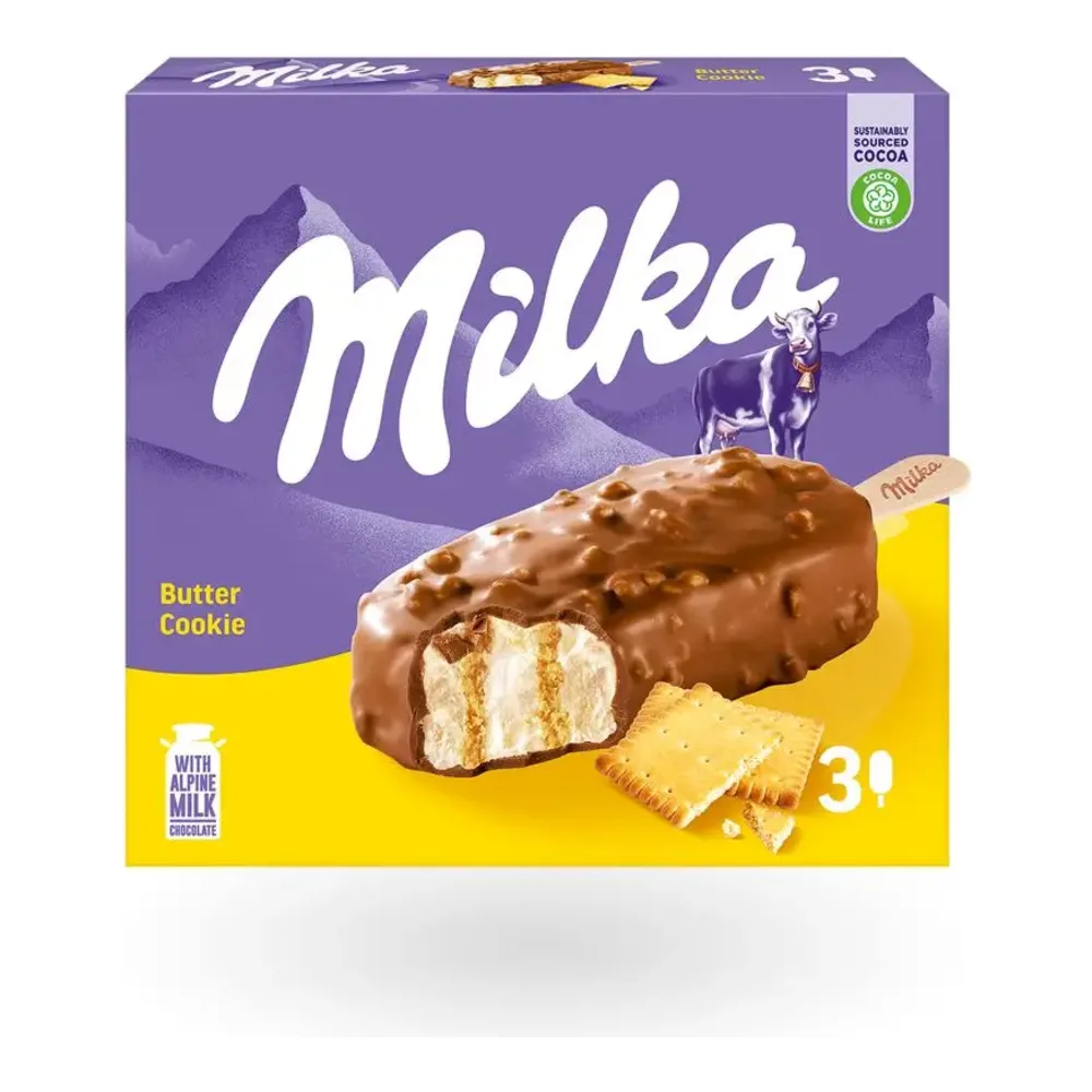 5900130038056 MILKA BUTTER ICE CREAM 3PK - Image 1
