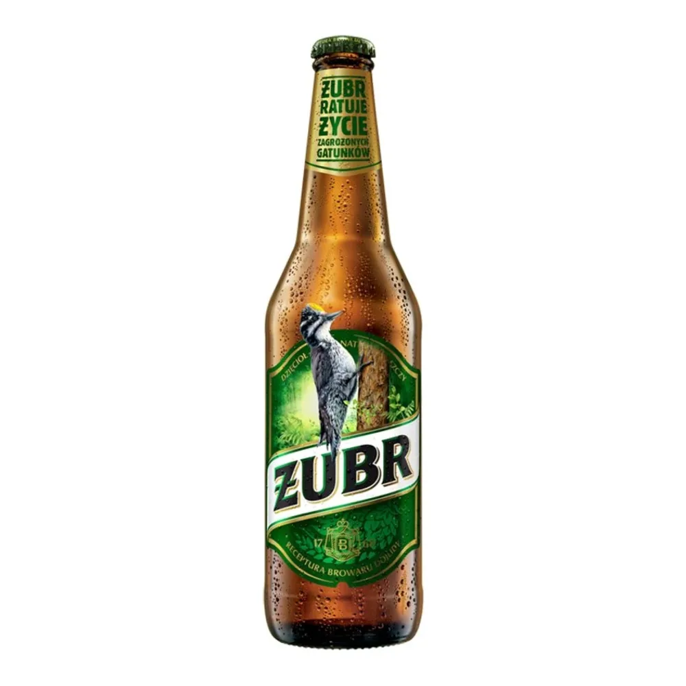 5900877000248 ZUBR LAGER BEER BOTTLR 16.9Z - Image 1