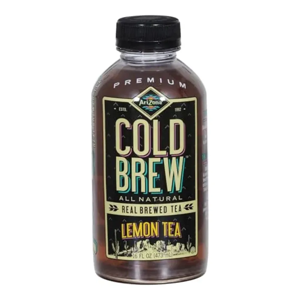 613008766139 AZ COLD BREW LEMON TEA 16Z - Image 1