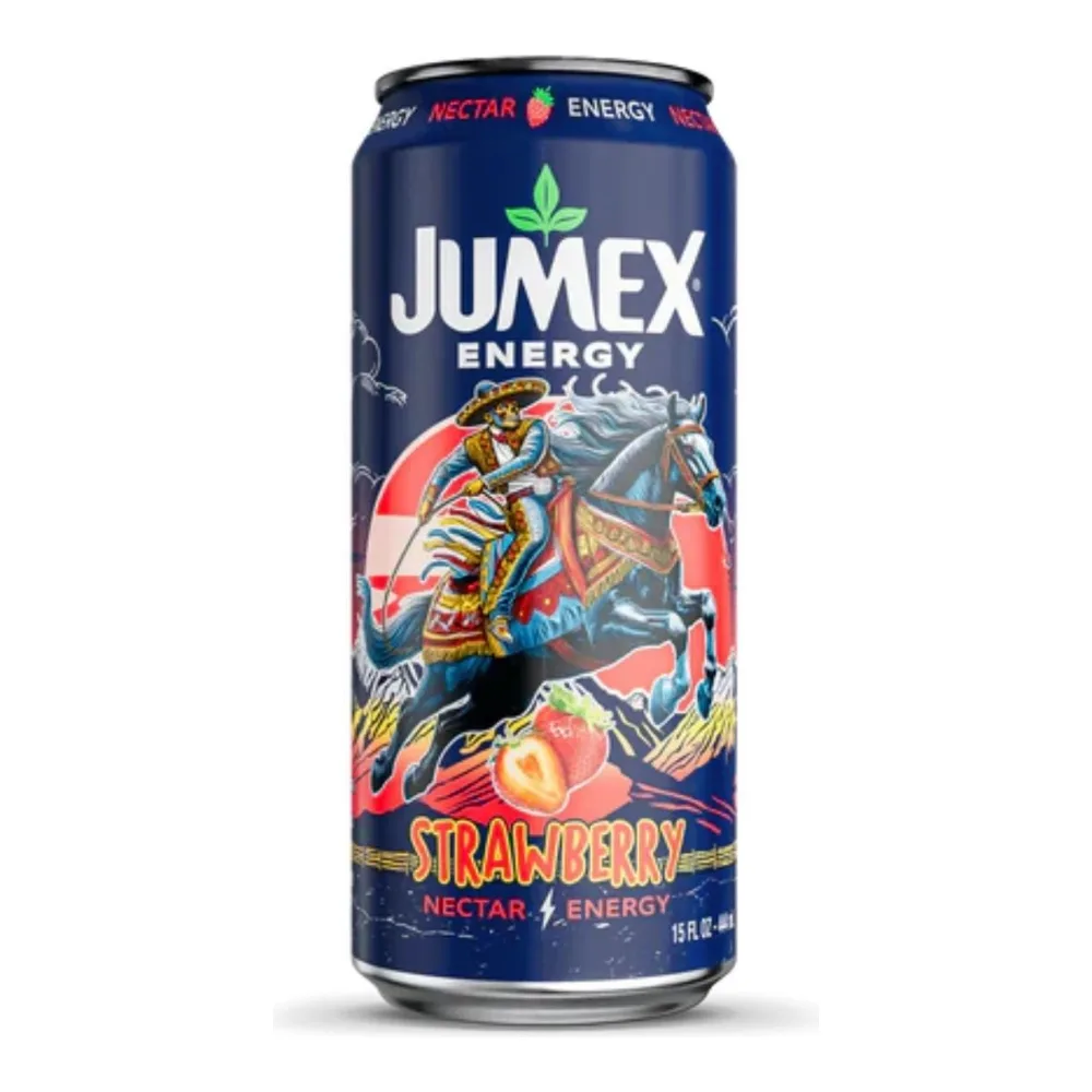 613008774707 JUMEX ENERGY STRAWBERRY 15Z - Image 1