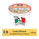 LA CHONA CREMA NATURAL CLEAR 16Z