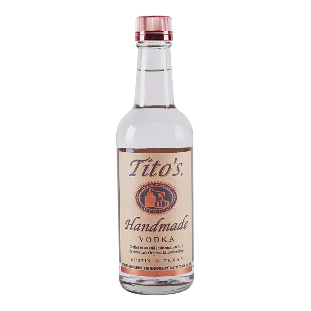 619947000051 TITOS HANDMADE VODKA REPLICA 375ML - Image 1