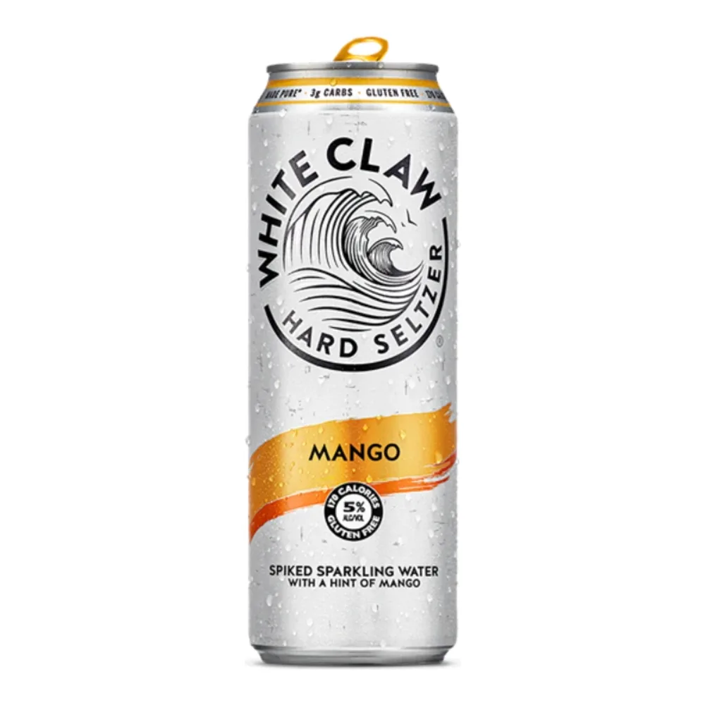 635985802136 WHITE CLAW HARD MANGO 19Z - Image 1