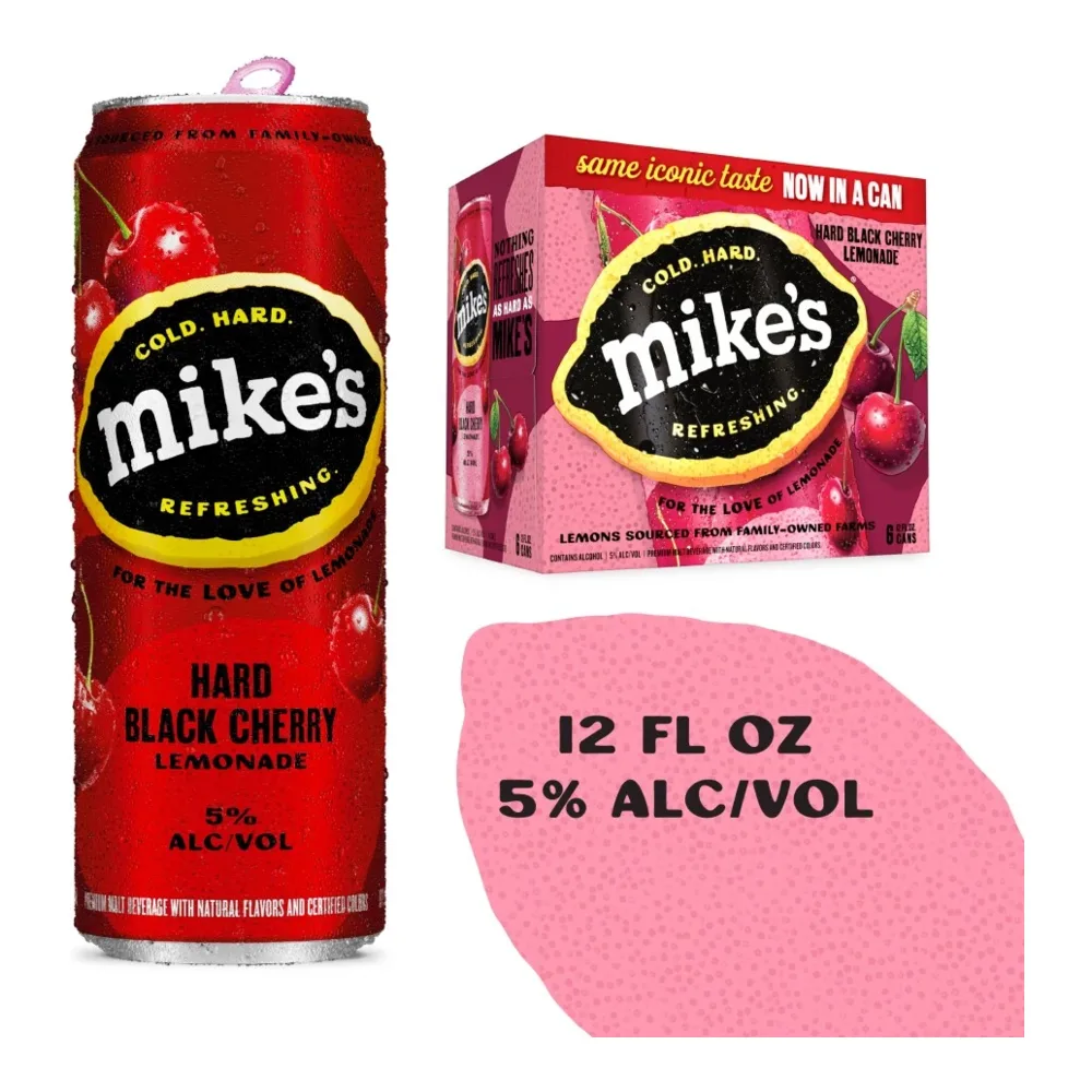 635985804598 MIKES HARD BLACK CHERRY LMD 12Z/6PK - Image 1