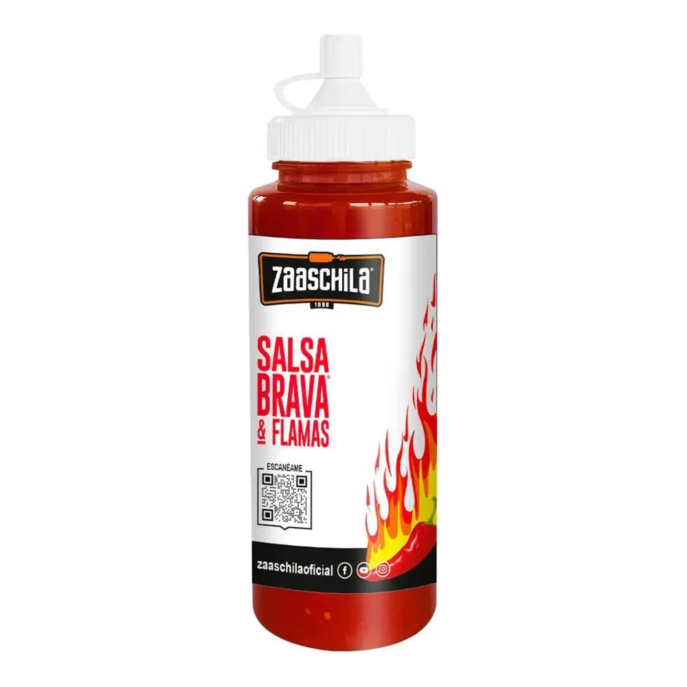 636817252655 ZAASCHILA SALSA BRAVA HOT SCE 9Z - Image 1