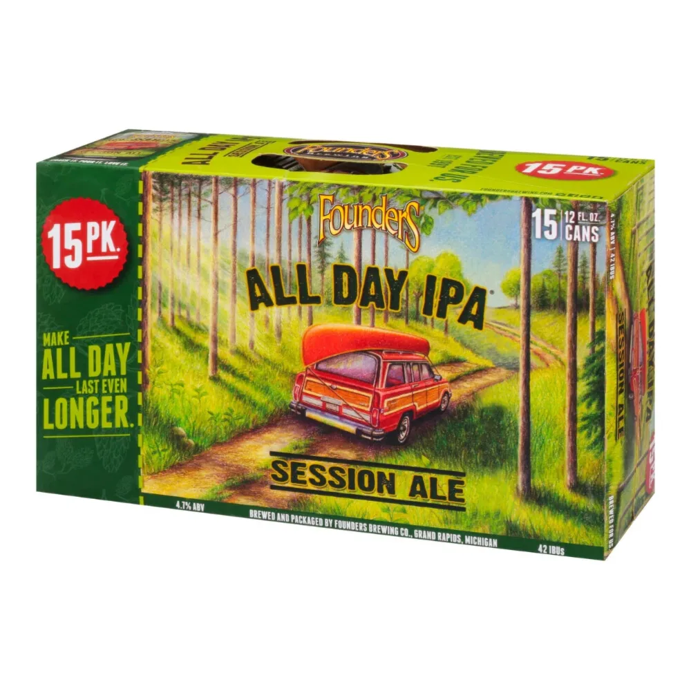 642860900245 FOUNDERS ALL DAY IPA 12Z/15PK - Image 1