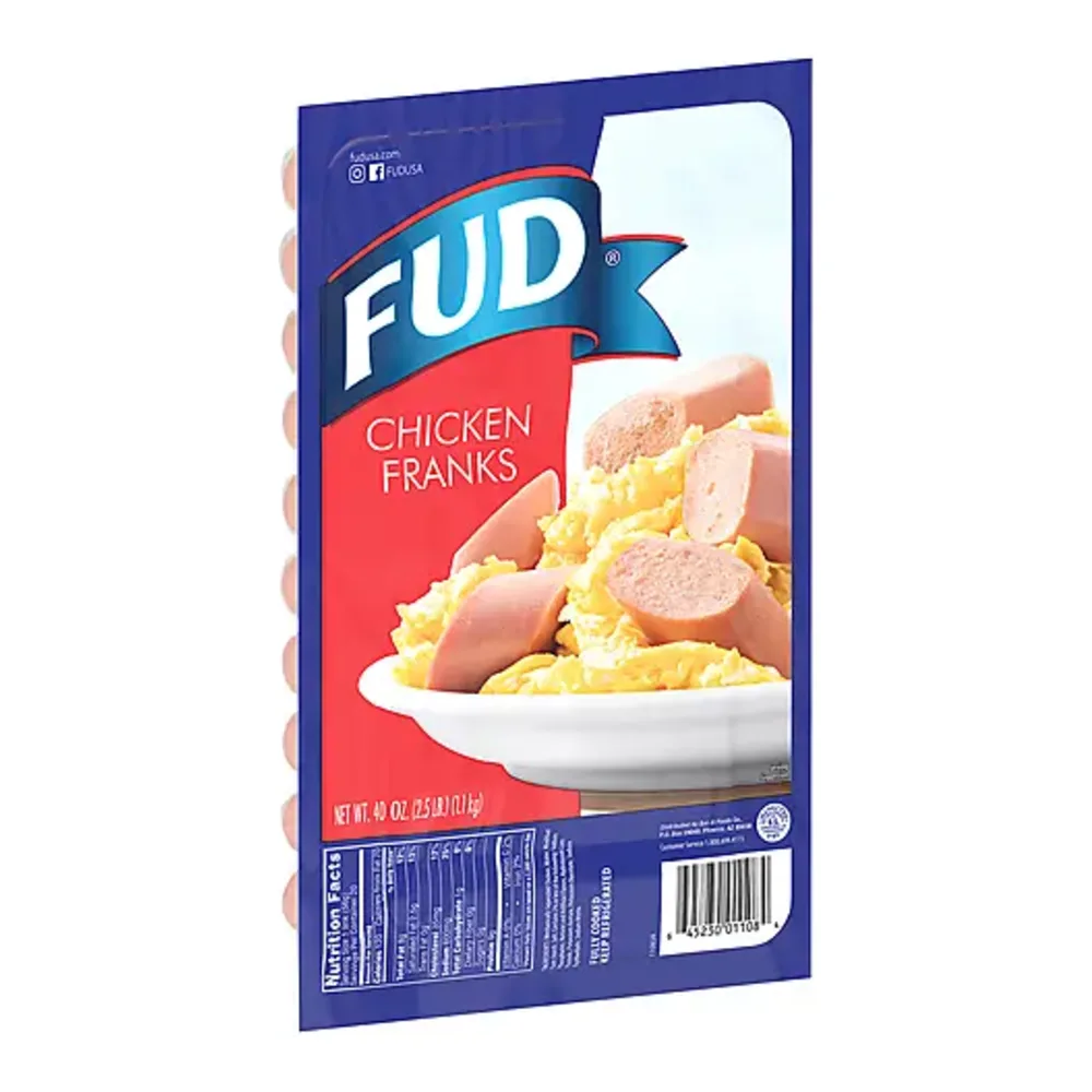 645230011084 FUD SALCHICHAS DE POLLO 2.5LB - Image 1