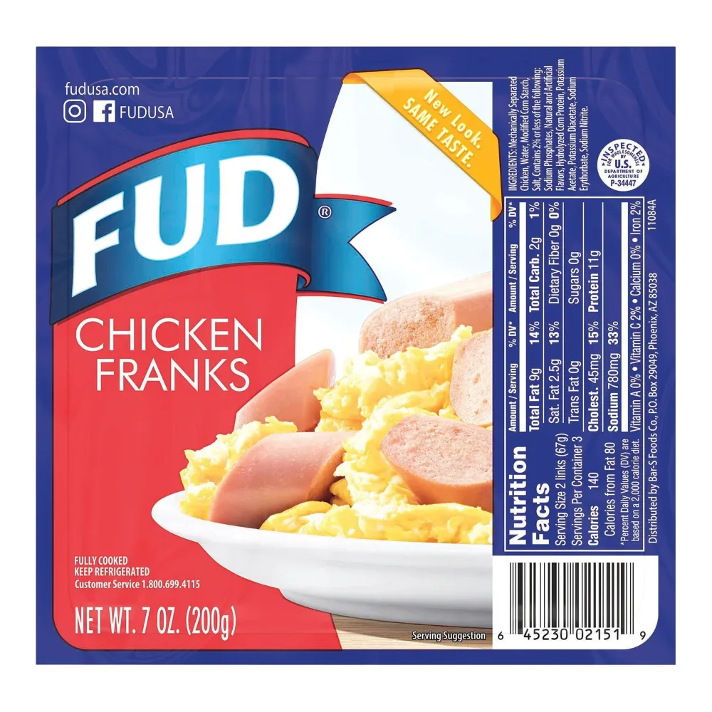 645230021519 FUD SALCHICHAS DE POLLO 7Z - Image 1