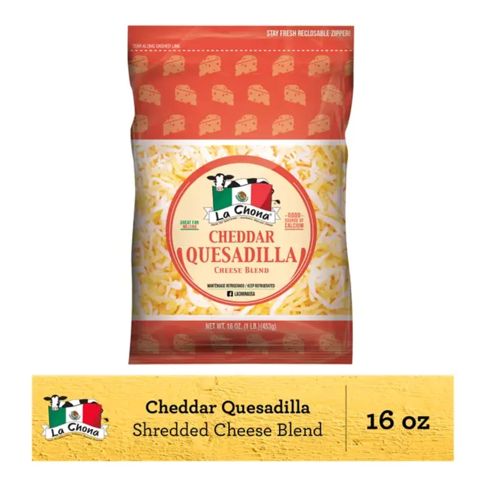 645230057471 LA CHONA Q CHEDDAR QUESADILLA 16Z - Image 1
