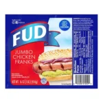 FUD JUMBO CHICKEN FRANKS 16Z