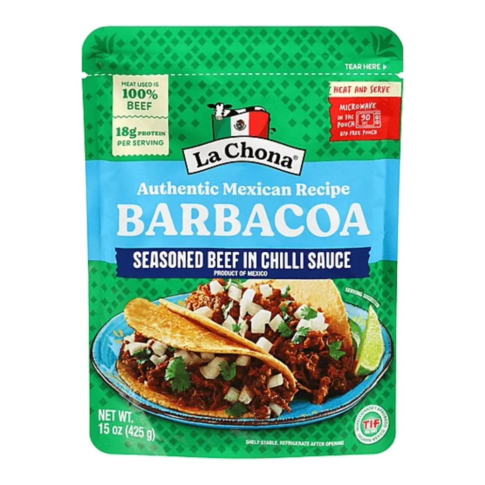 645230513151 LA CHONA BARBACOA SEASONED IN CHILLI 15Z - Image 1