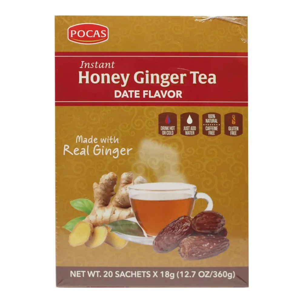 645789439759 POCAS HONEY GINGER TEA 20CT - Image 1