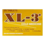XL-3 COLD MEDICINE 20 TABS