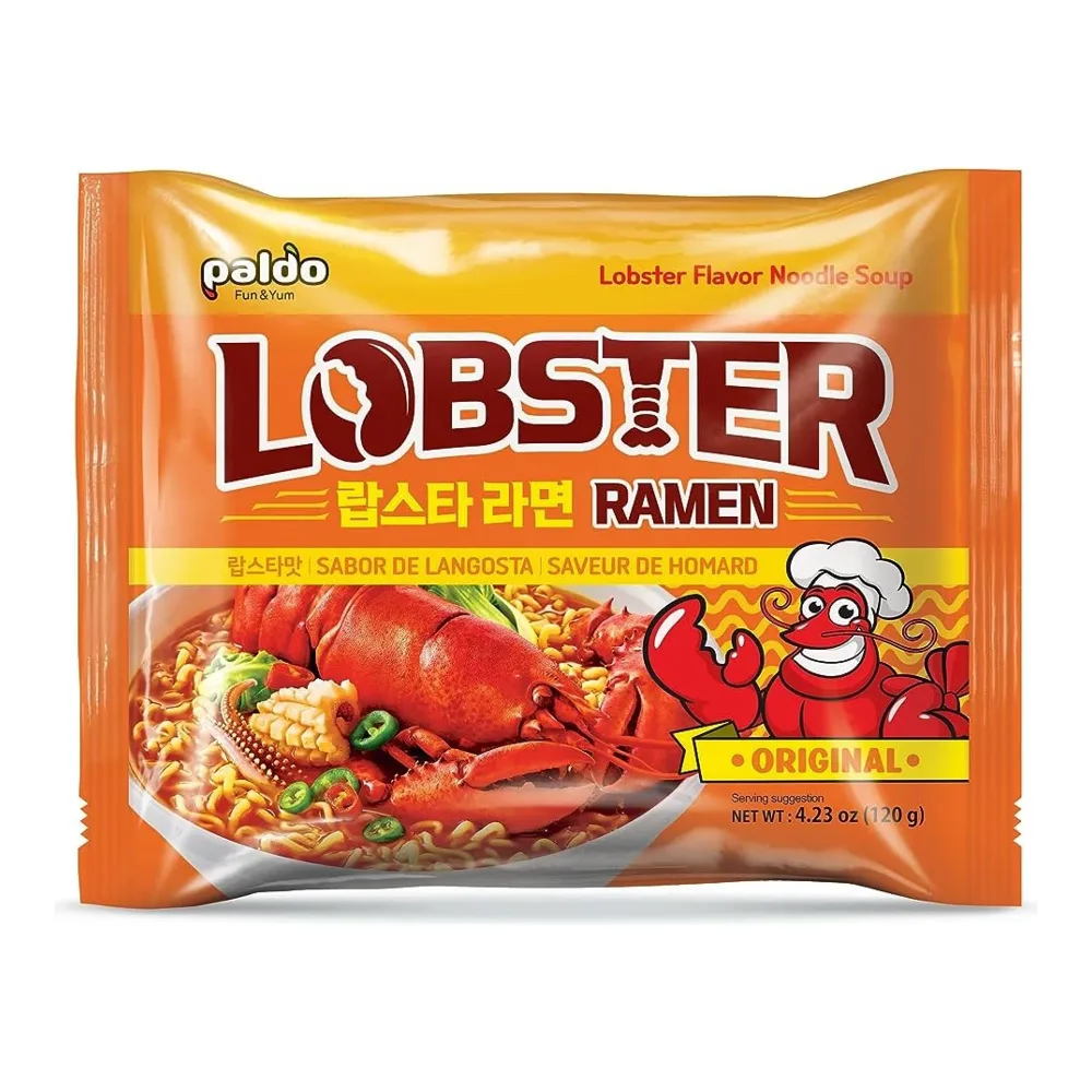 648436310074 PALDO LOBSTER RAMEN NOODLE 4Z - Image 1