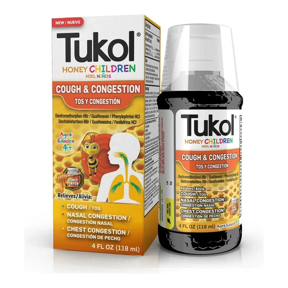650240051258 TUKOL COUGH & CONGESTION CHILDREN`S 4Z - Image 1