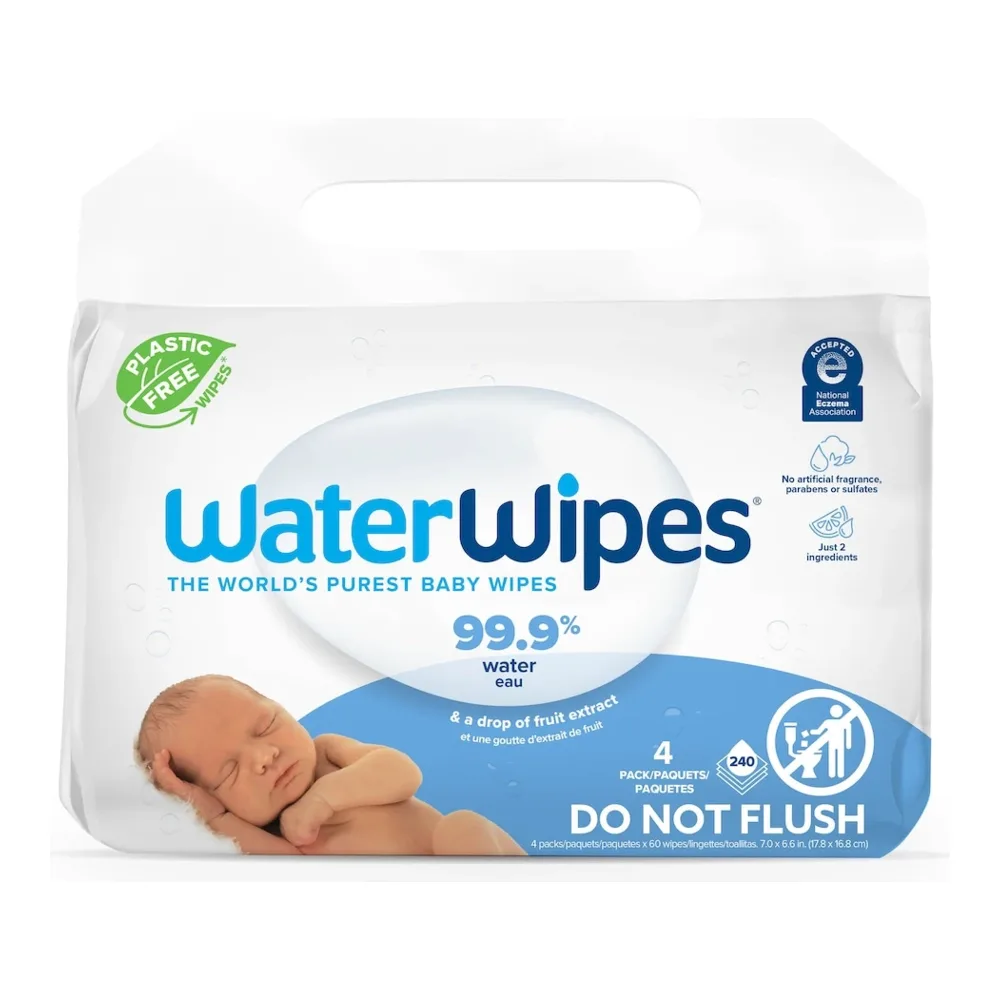 666522041381 WATERWIPES NEWBORN BABY 240CT - Image 1