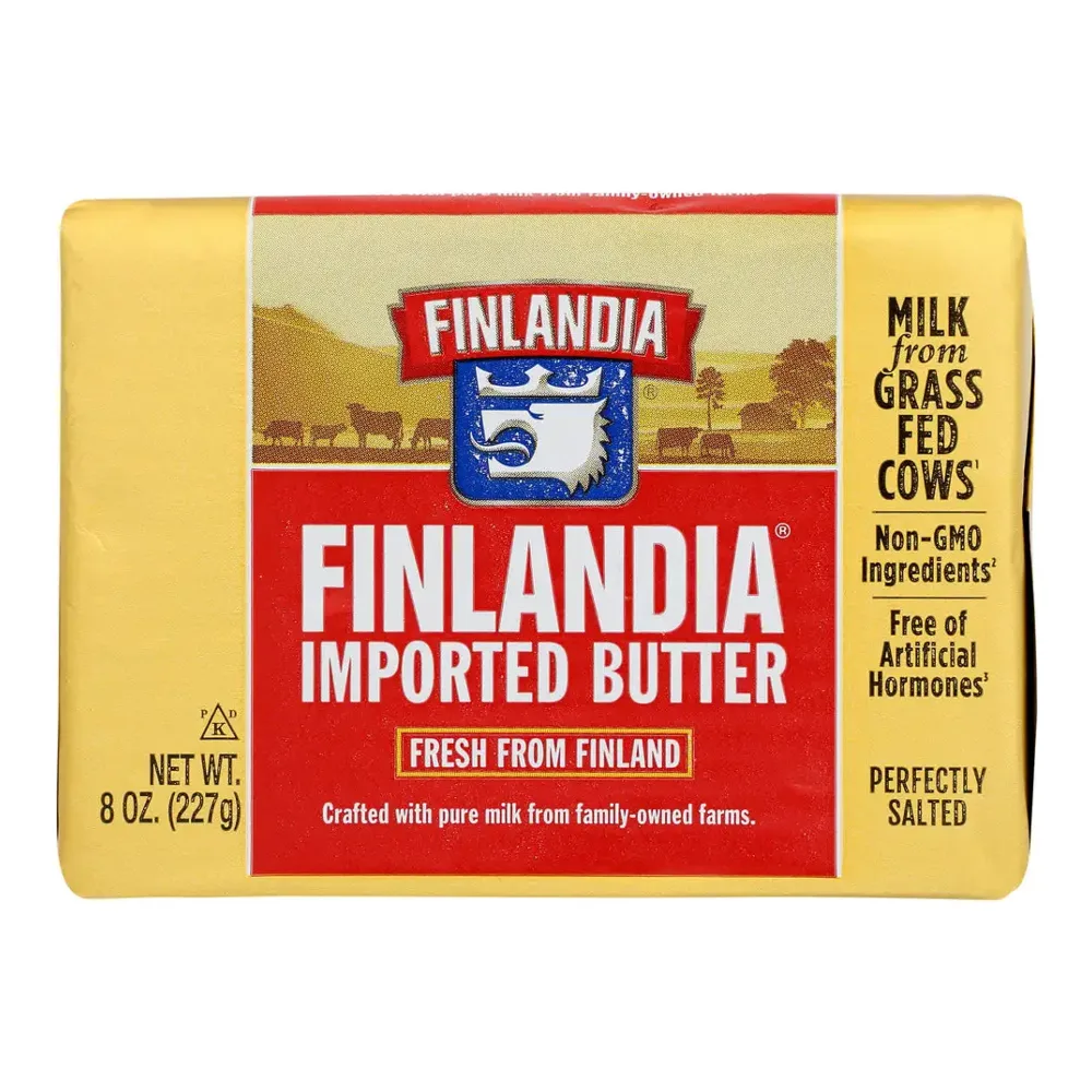 673803100019 FINLANDIA SALTED BUTTER 8Z - Image 1