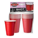 PARTY 1oz CLEAR SHOT CUPS 20CT