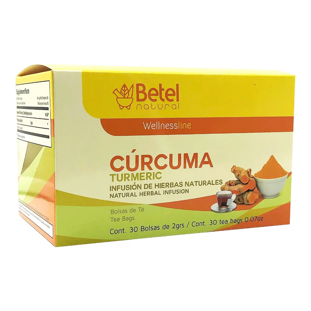 685239705508 TE BETEL CURCUMA NATURAL TEA 30CT - Image 1