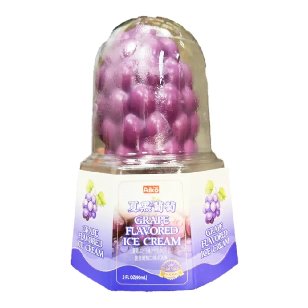 6974320512908 AIKO GRAPE ICE CREAM 3PK - Image 1