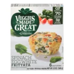 VEGGIES MADE GREAT SPINACH/EGG/WHITE 6CT 12Z