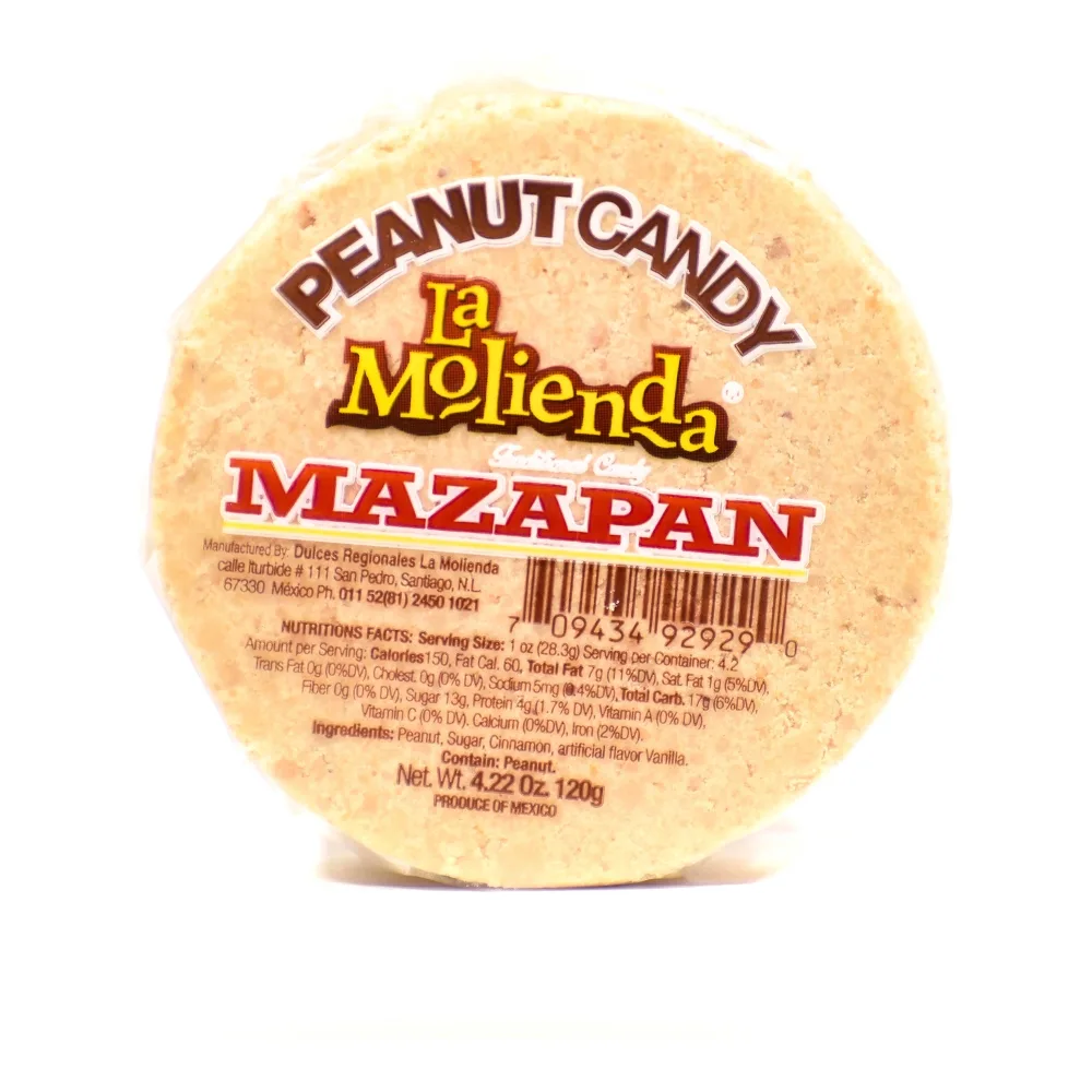 709434929290 MOLIENDA MAZAPAN PEANUT CANDY 4Z - Image 1