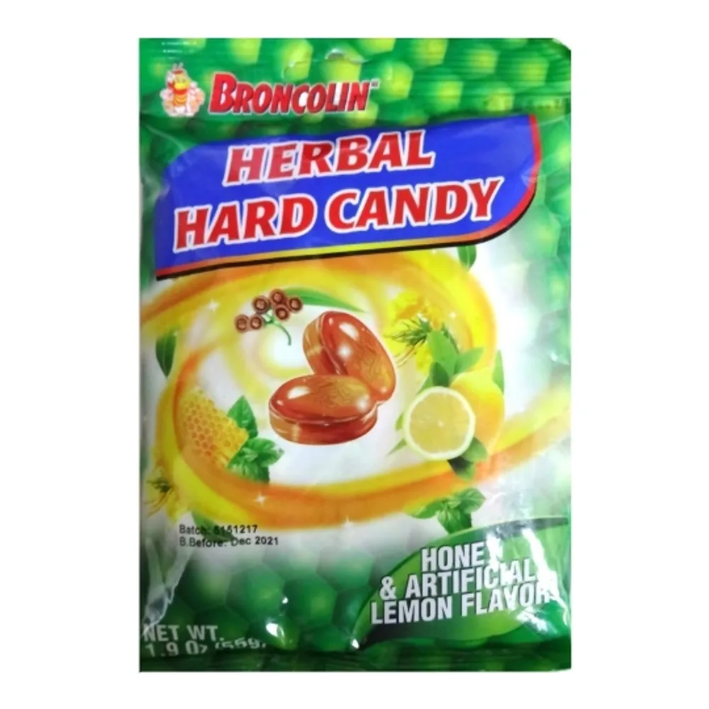 714706914515 BRONCOLIN HONEY LEMON HARD CANDY 1.5Z - Image 1