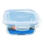 CPE CONT GLASS SQUARE BLUE 23oz.