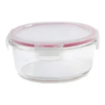 CPE CONT GLASS ROUND RED 21.8Z