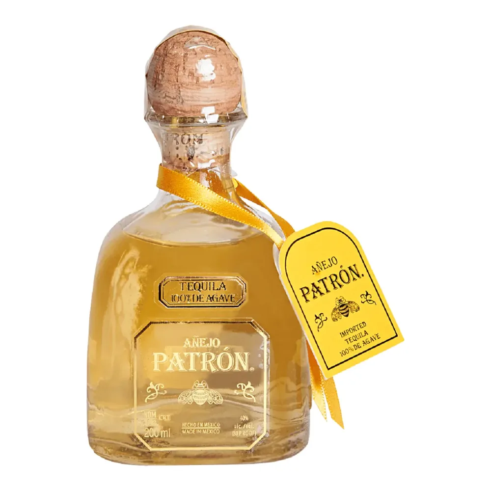 721733001088 PATRON TEQUILA ANEJO 200ML - Image 1