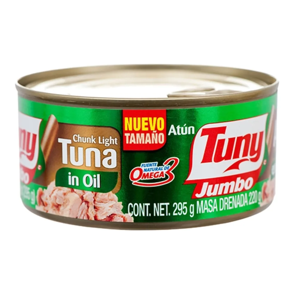 722596000225 TUNY JUMBO TUNA IN OIL 10Z - Image 1