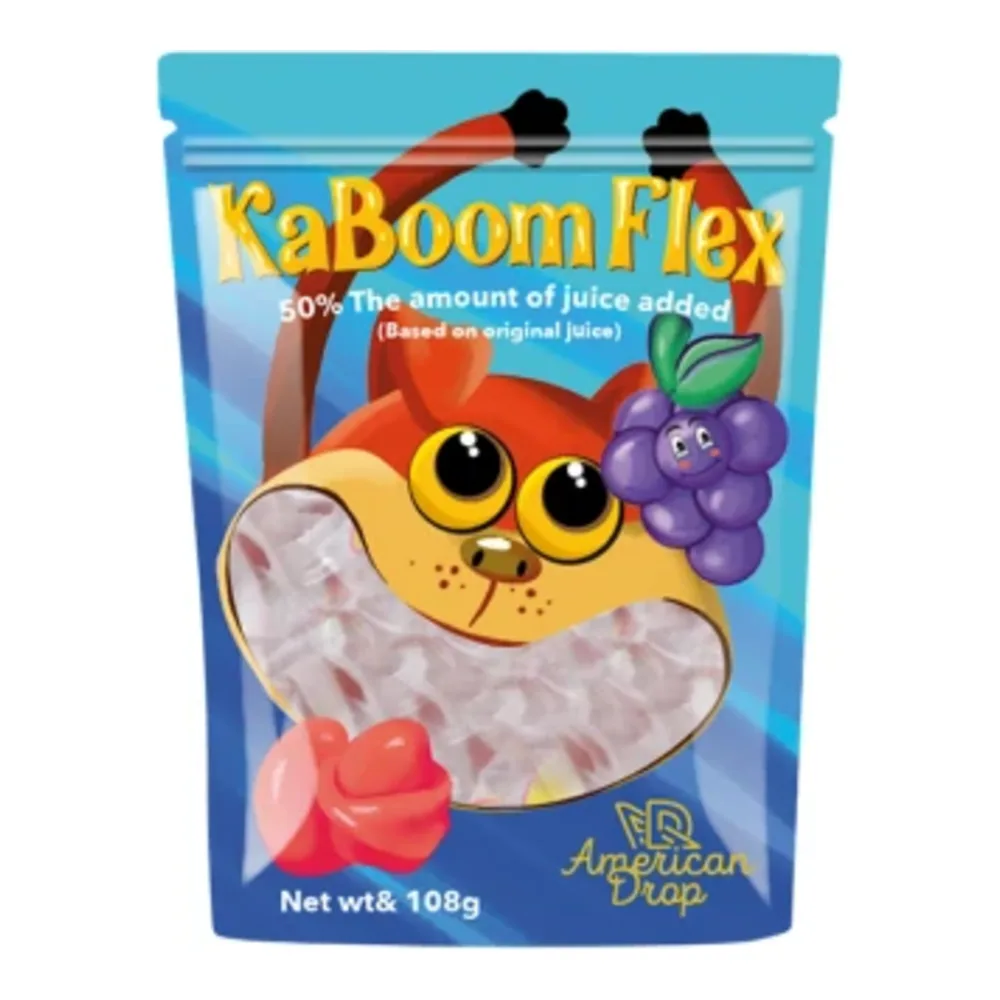 7271989634286 KABOOM FLEX GUMMY MANGO 108g - Image 1