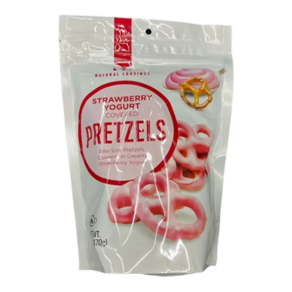 727915126877 NC STRAWBERRY YOGURT PRETZELS 6Z - Image 1