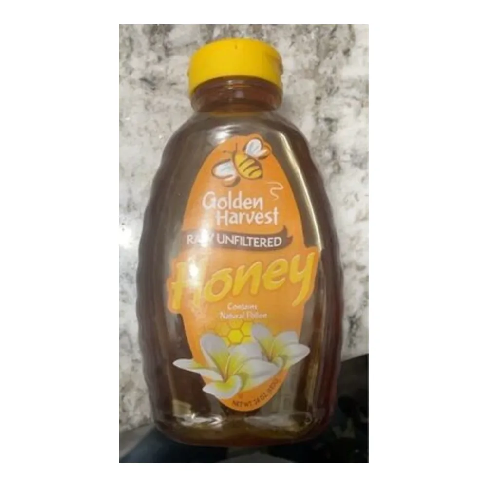 733129222243 GOLDEN HARVEST RAW HONEY 24Z - Image 1