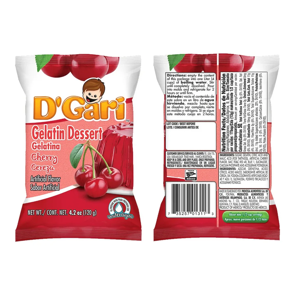 735257013113 D GARI CHERRY GELATINA 4Z - Image 1
