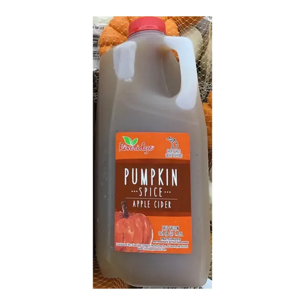736264002244 RIVERIDGE FRESH PUMPKIN CIDER 1/2GL - Image 1