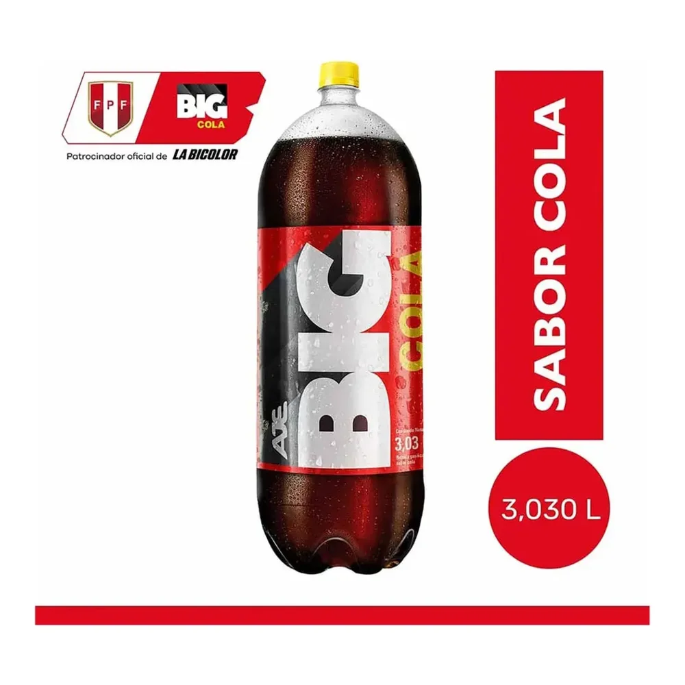 7445072001426 AJE BIG COLA SODA DE GUATEMALA 3LT - Image 1