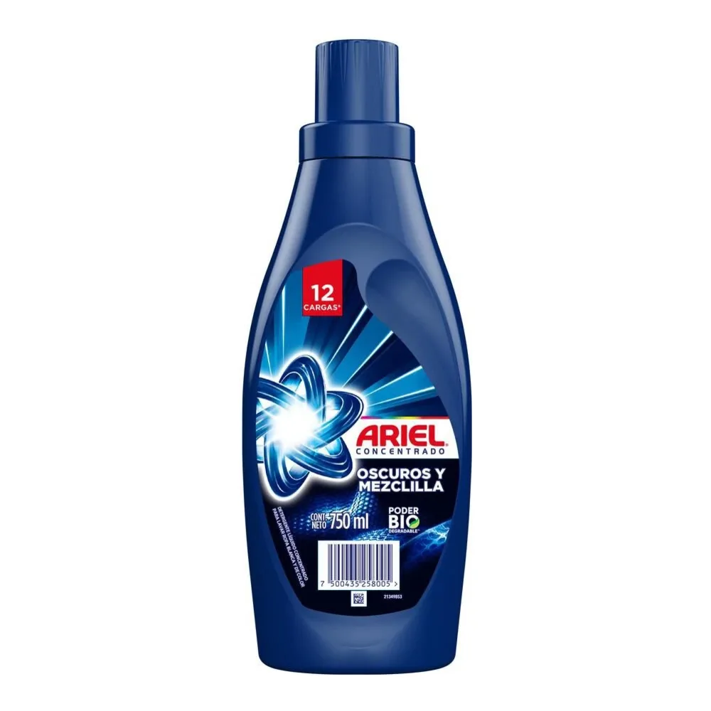 7500435258005 ARIEL LQ OSCUROS Y MEZCLILLA 750G - Image 1