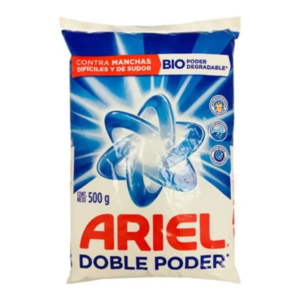 7501007455730 ARIEL POWDER DOBLE PODER 500gr - Image 1