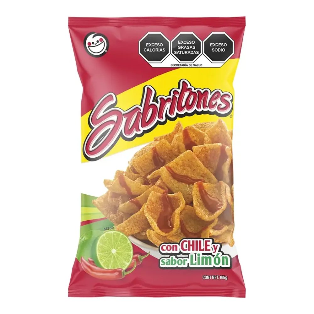 7501011151086 SABRITONES CHILE Y LIMON 160G - Image 1