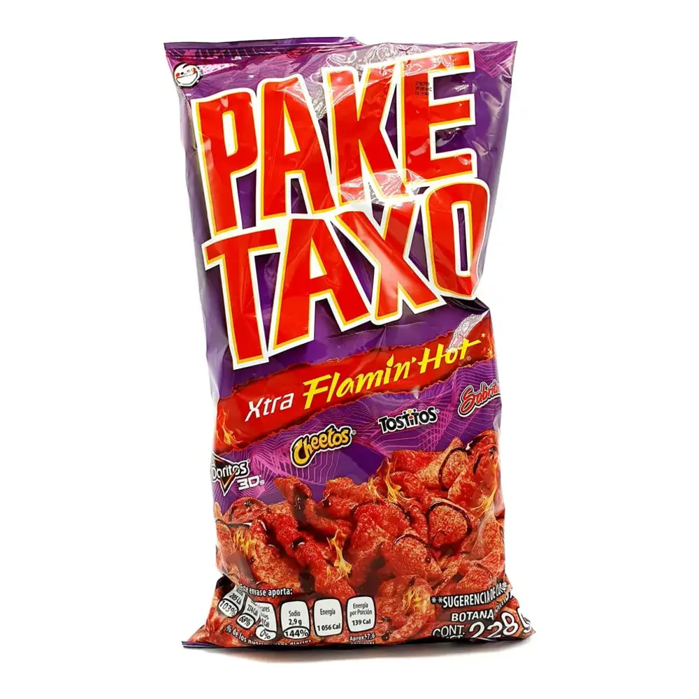 7501011155022 MEX PAKE TAXO XTRA FLAMIN HOT 8Z - Image 1