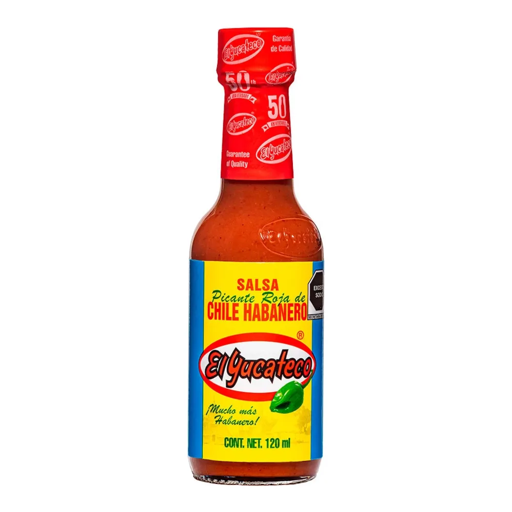 7501017660018 EL YUCATECO ROJA HABANERO 4Z - Image 1