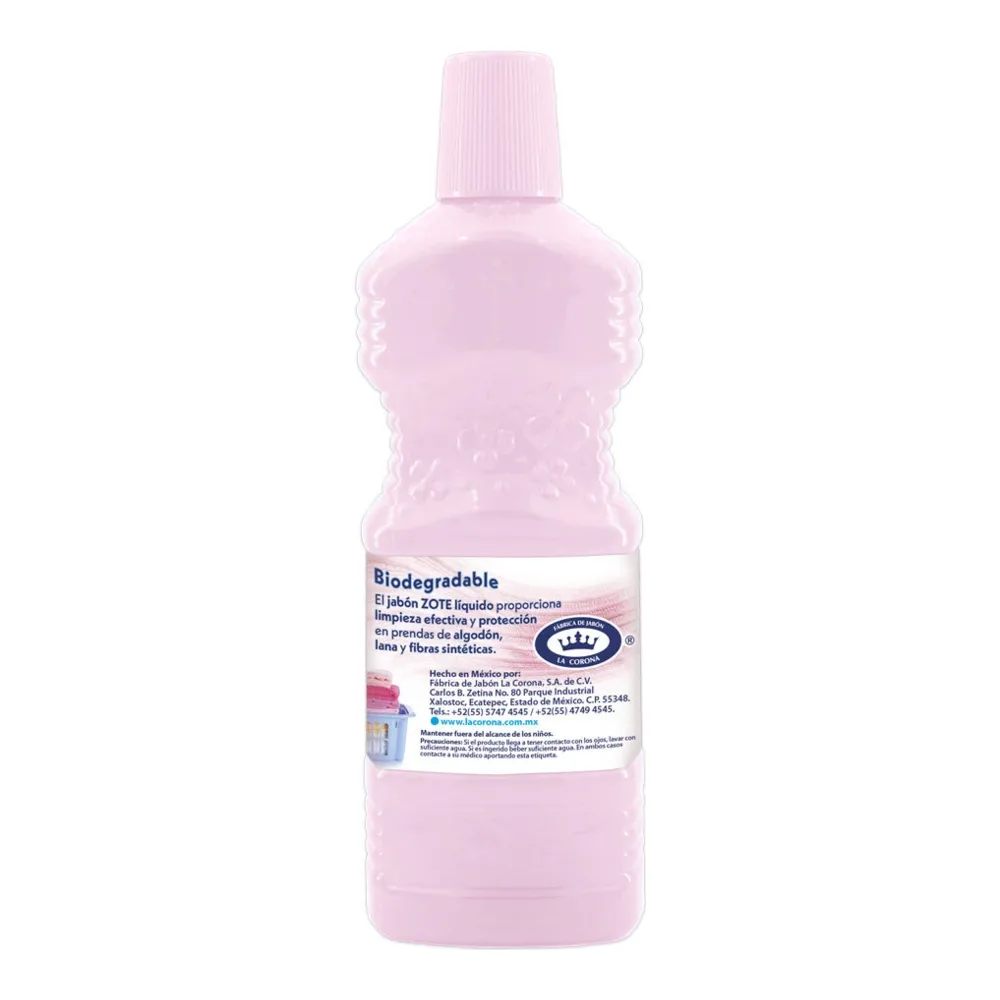 7501026005343 ZOTE JABON LIQUIDO ROSA 1L - Image 1